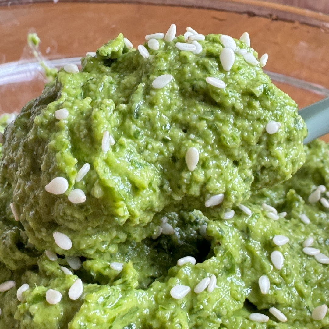 Cashew Pesto with Basil, Parsley, and Parmesan