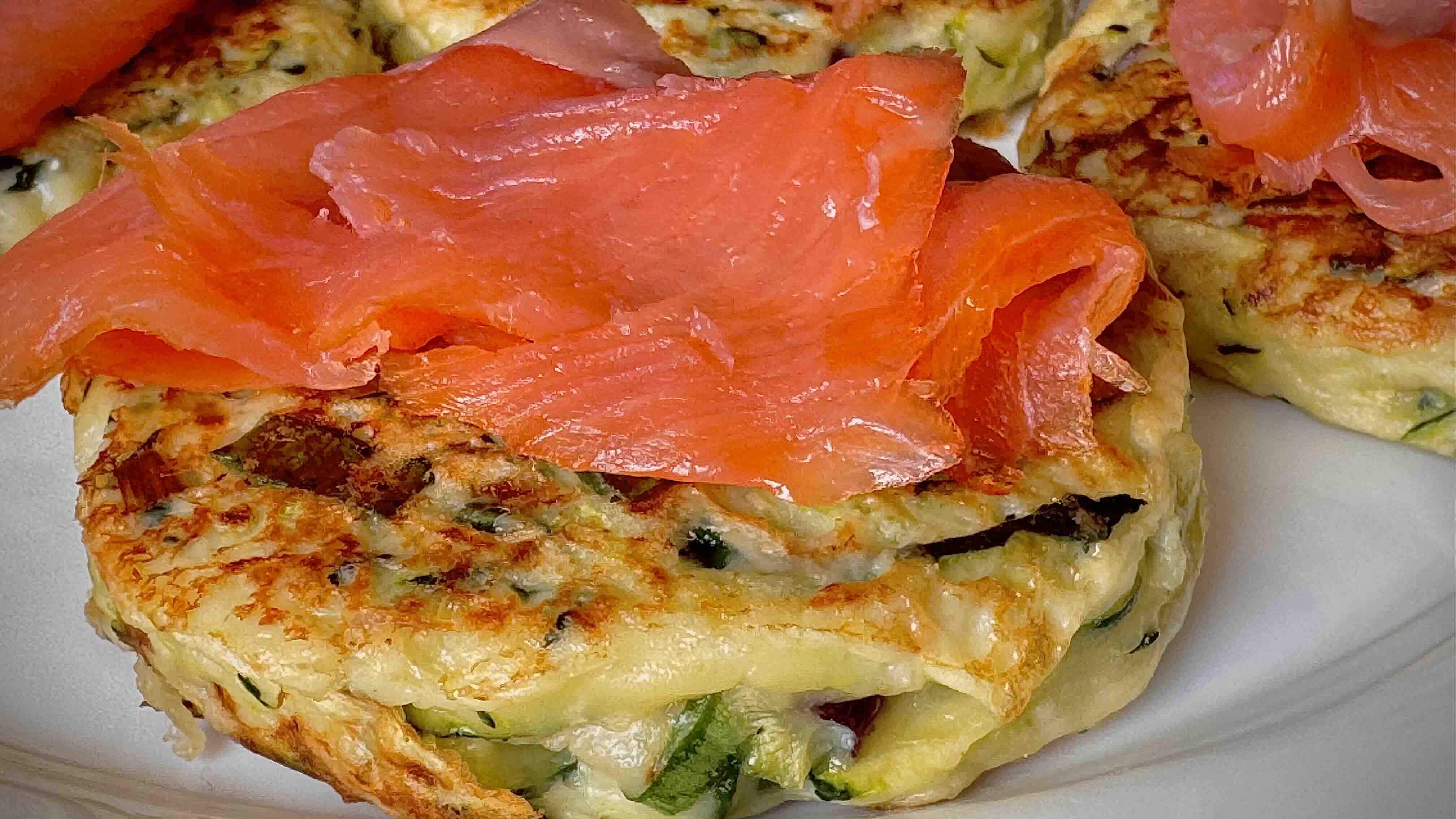 Pancakes with a Smoked Salmon