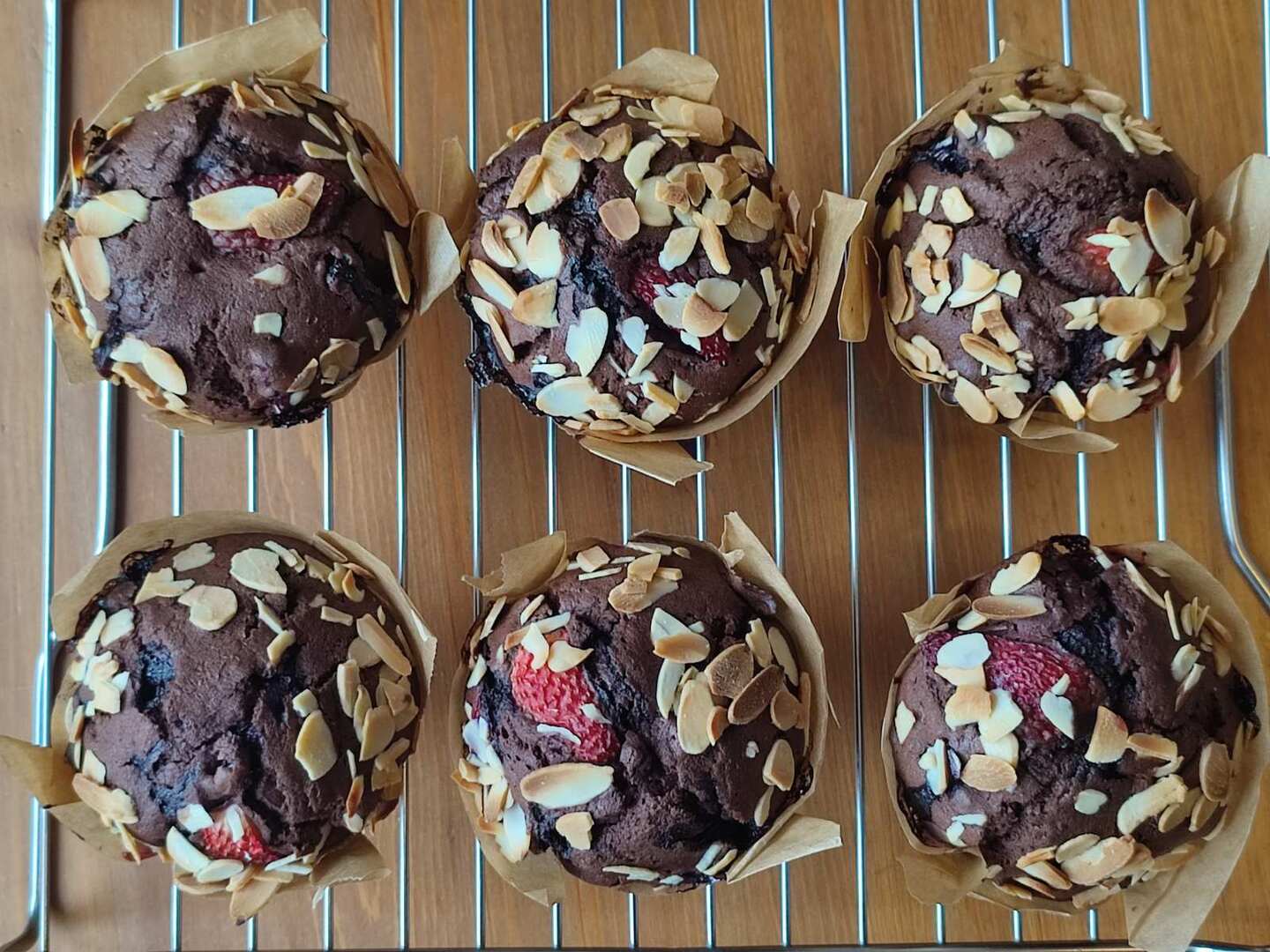 Baked Berry Chocolate Muffins