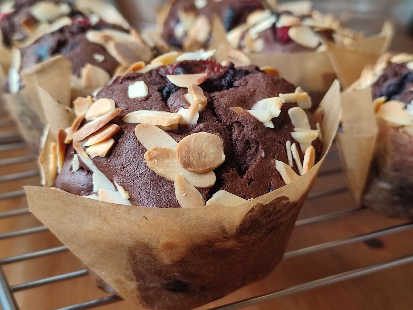 Baked Berry Chocolate Muffin