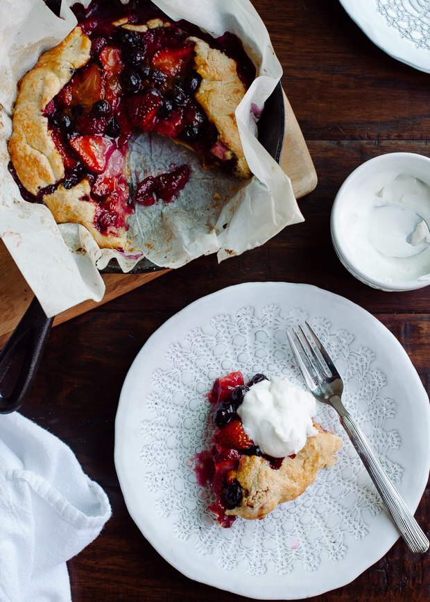 Served  Berry Galette