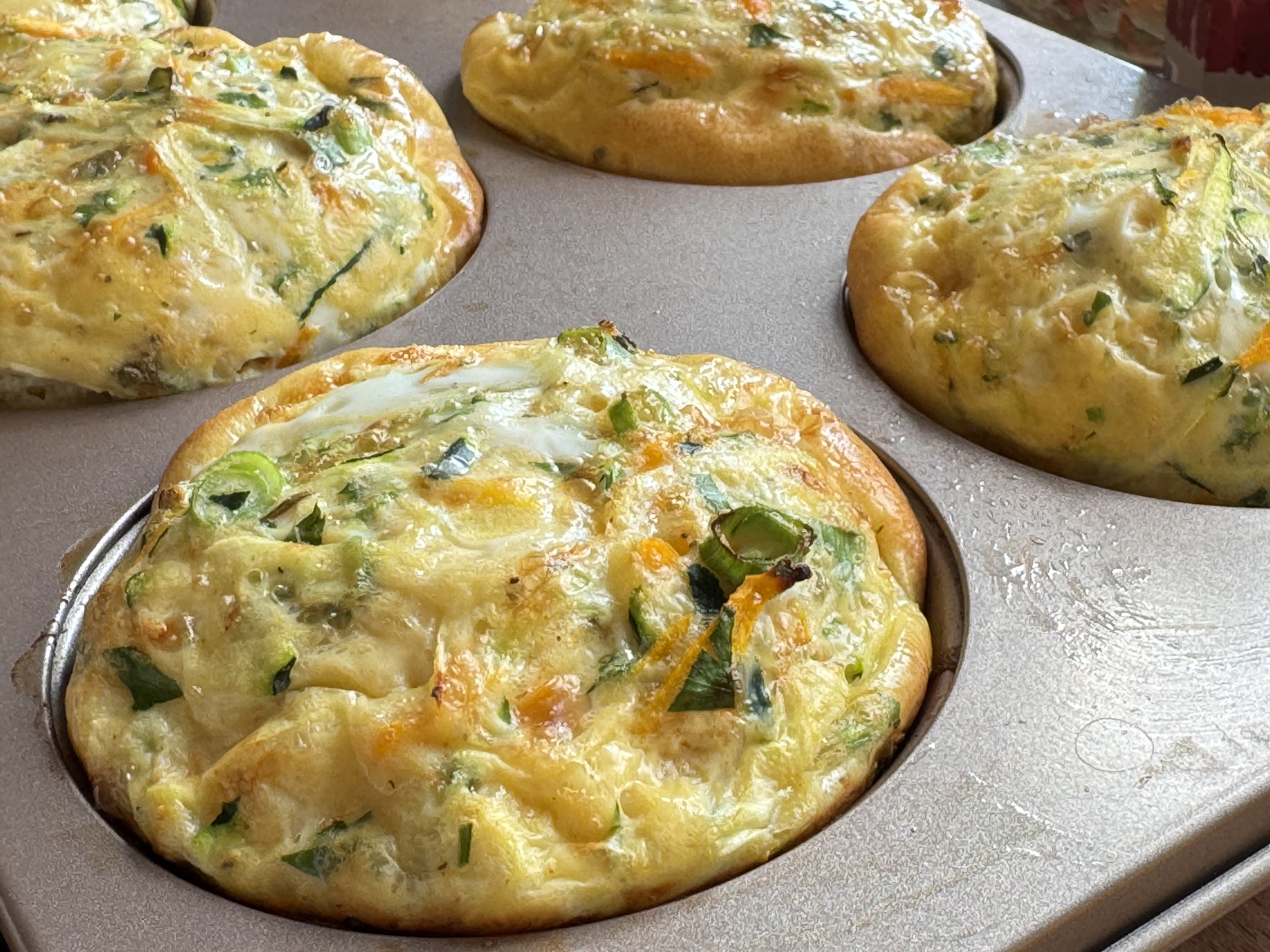 Baked Vegetable Frittata Muffins