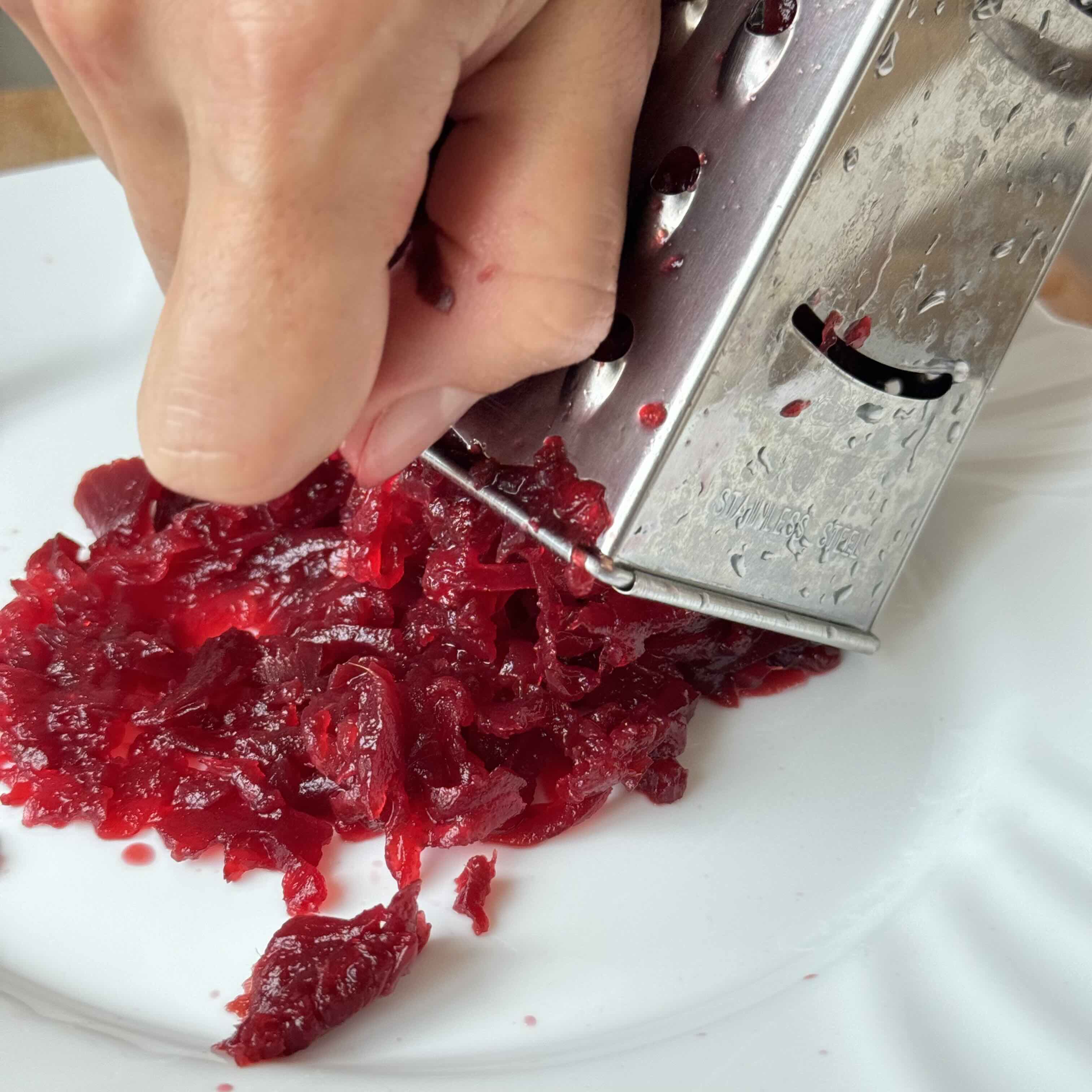 Grated beet