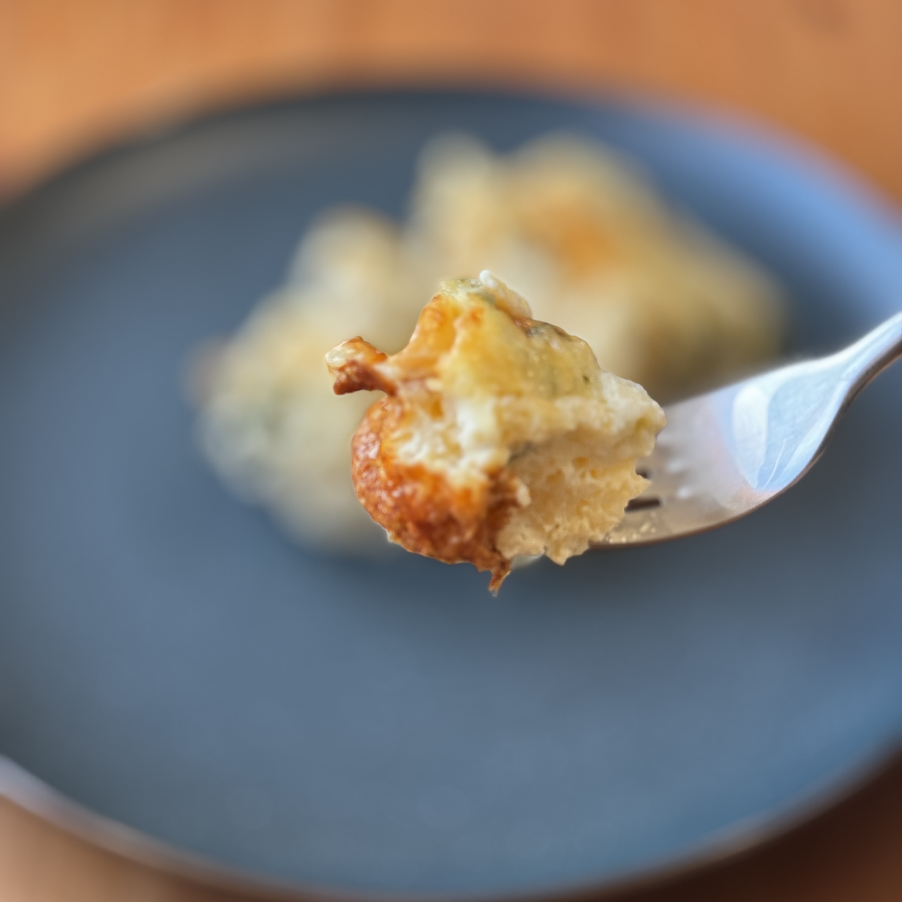 Creamy Cabbage and Feta Cheese Bake ready to eat