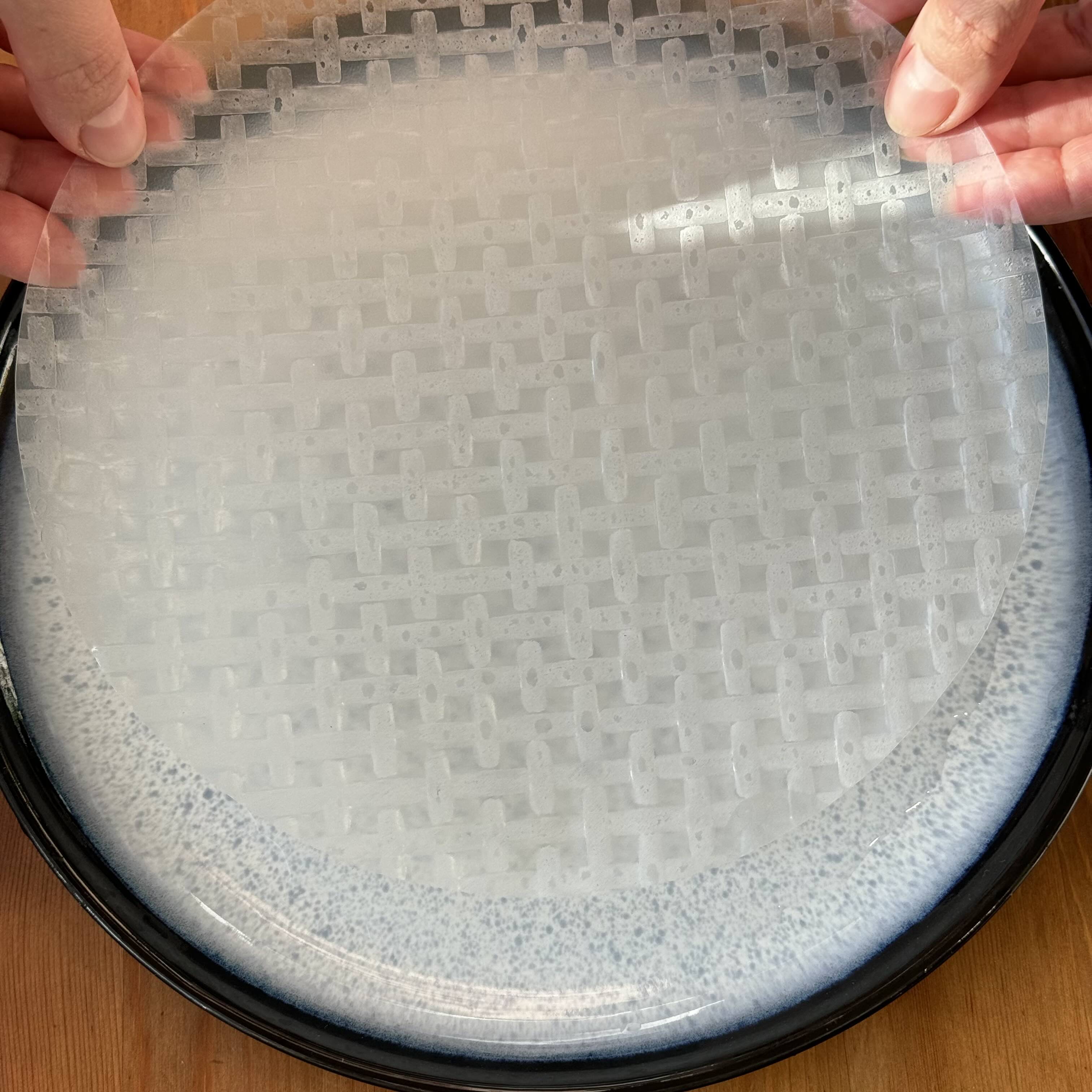 Soak rice paper