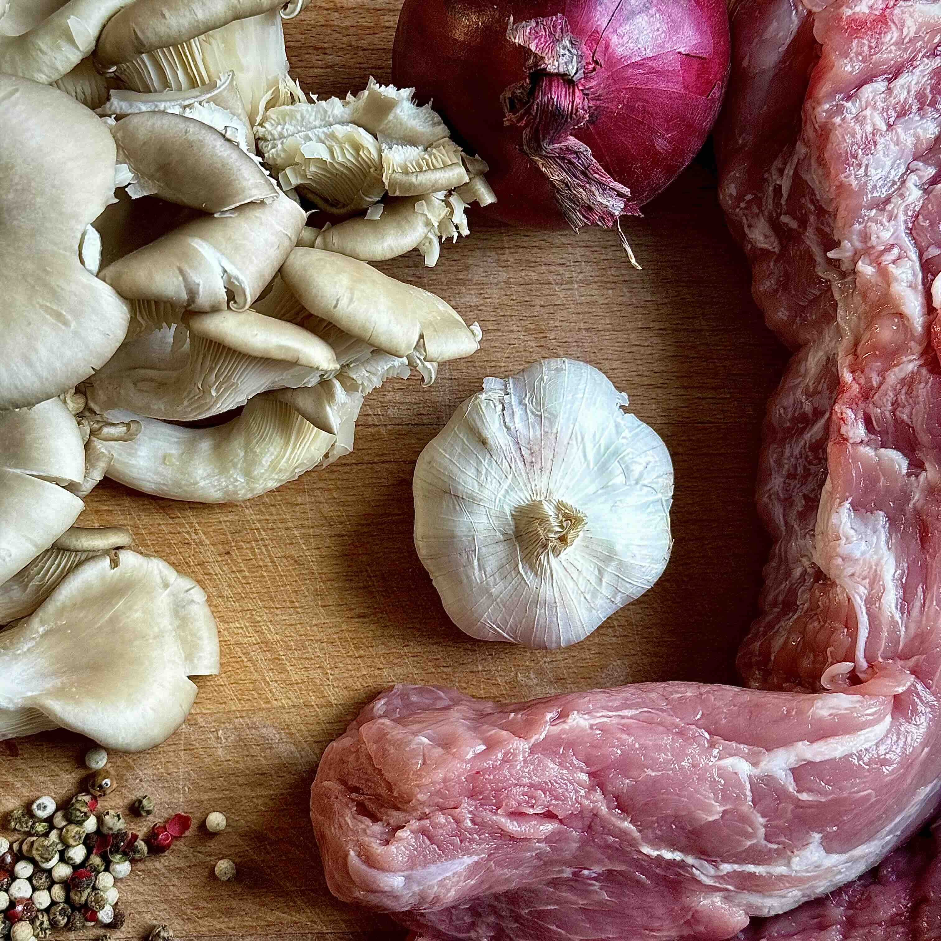 Ingredients for Creamy pork tenderloin