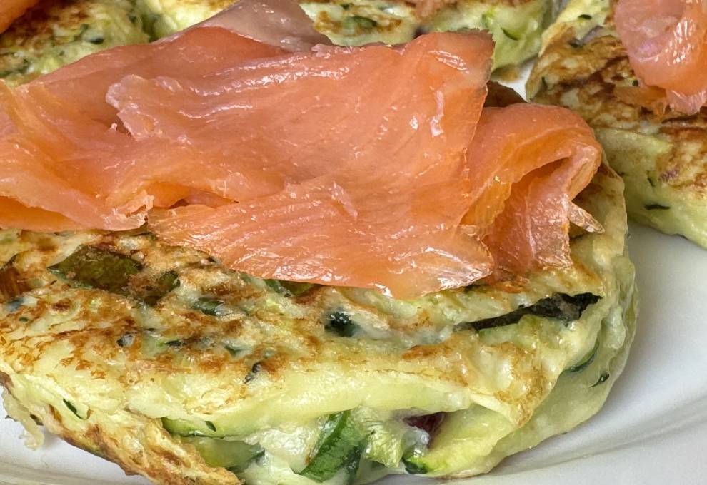 Pancakes with a Smoked Salmon