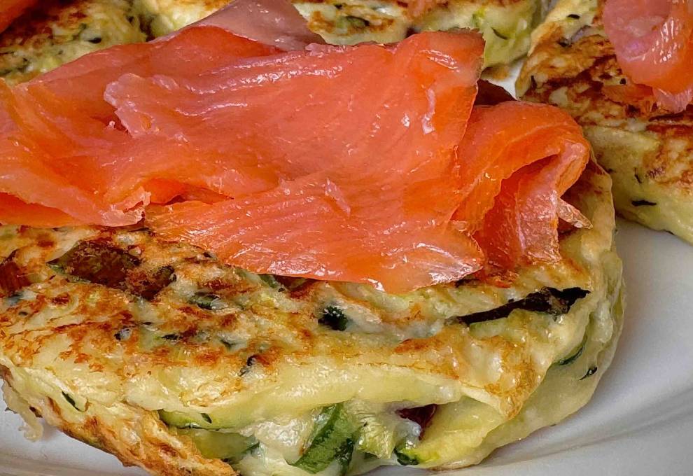 Pancakes with a Smoked Salmon