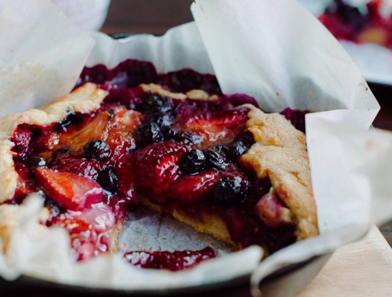 Baked Berry Galette