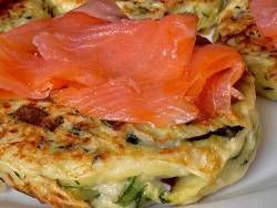 Pancakes with a Smoked Salmon